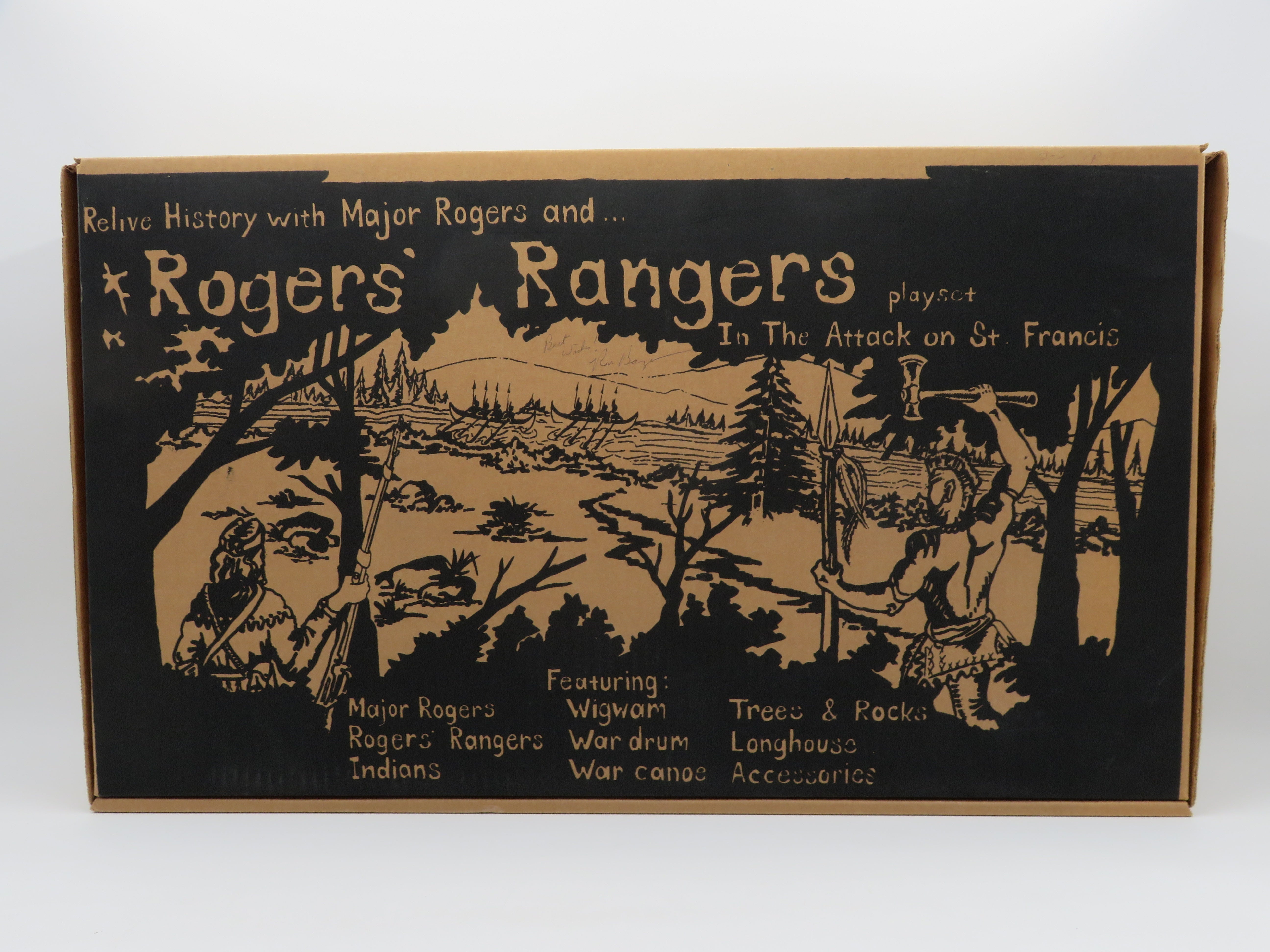 VINTAGE Rogers' Rangers Attack on St. Francis Playset - Barzso Playsets (1993) Collectible